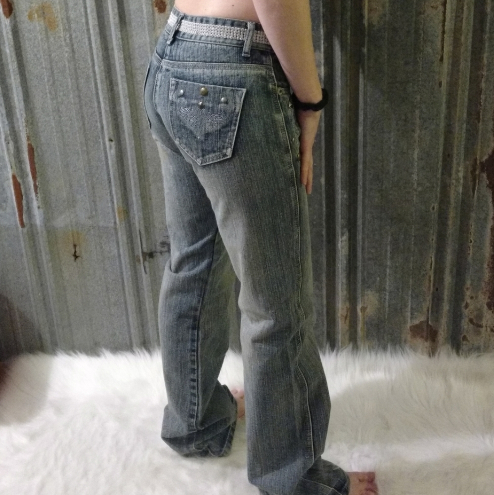 Brazilian Rhinestone Embellished Jeans